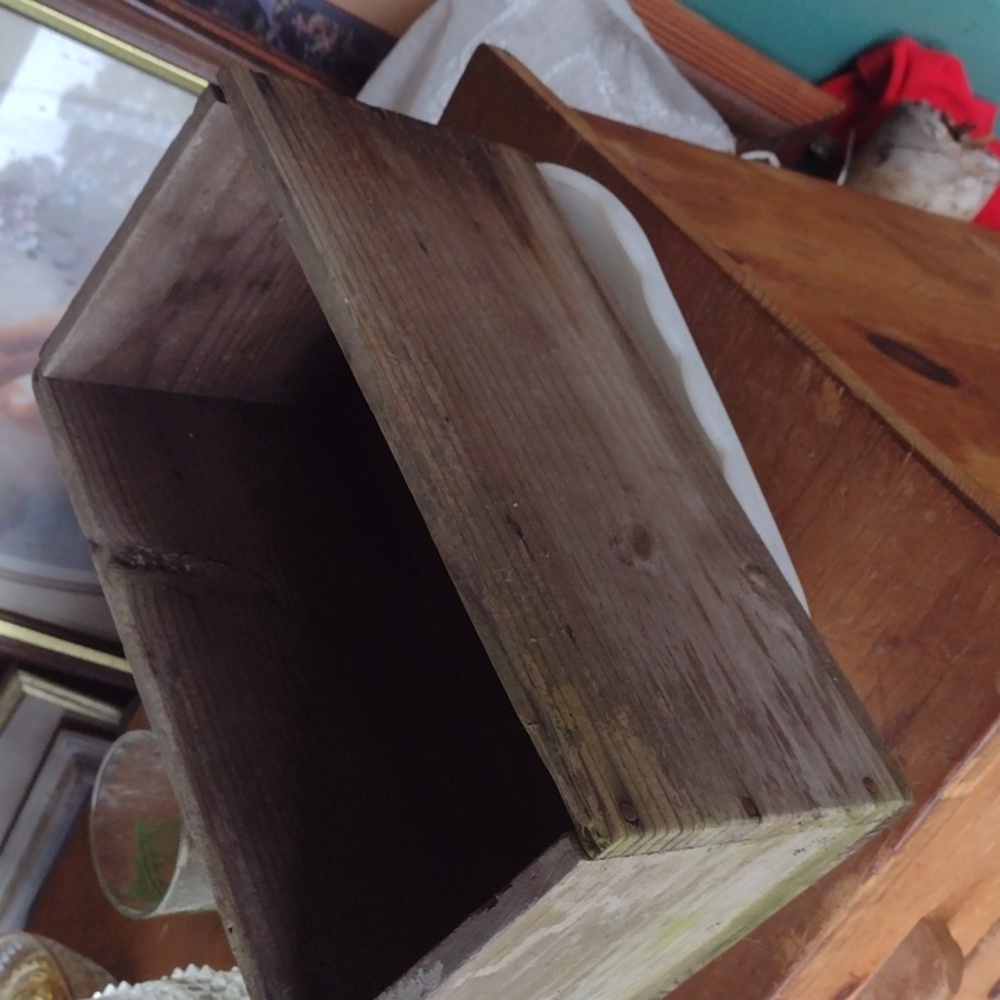 Rustic Wooden Box - Picture 2 of 3
